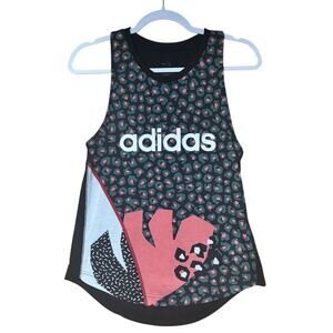 Adidas x Farm Rio Activewear Womens Size XS Tank Top Multicolor Boho Workout